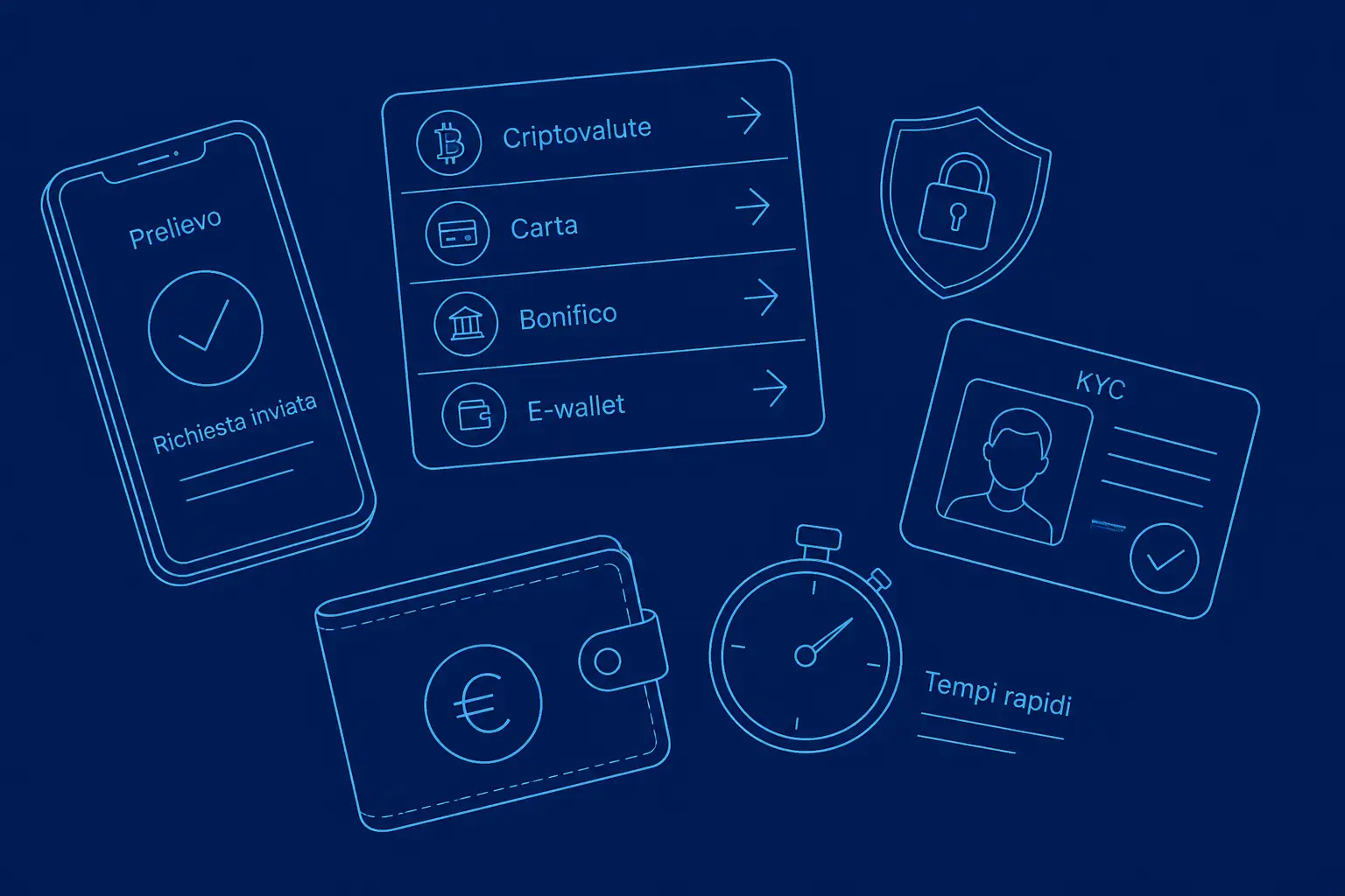 BassBet Prelievi: Metodi, Tempi e Limiti visual guide for BassBet Casino